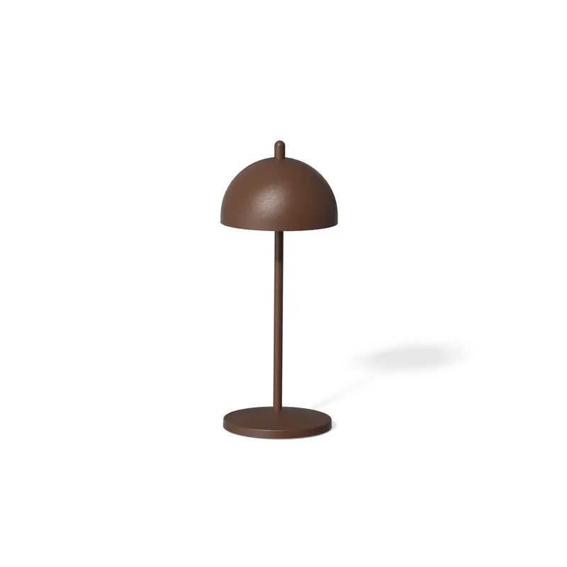 LED tafellamp YUYU ALICE, hoogte 19,8 cm, diameter 8 cm, mat corten Actieprijs