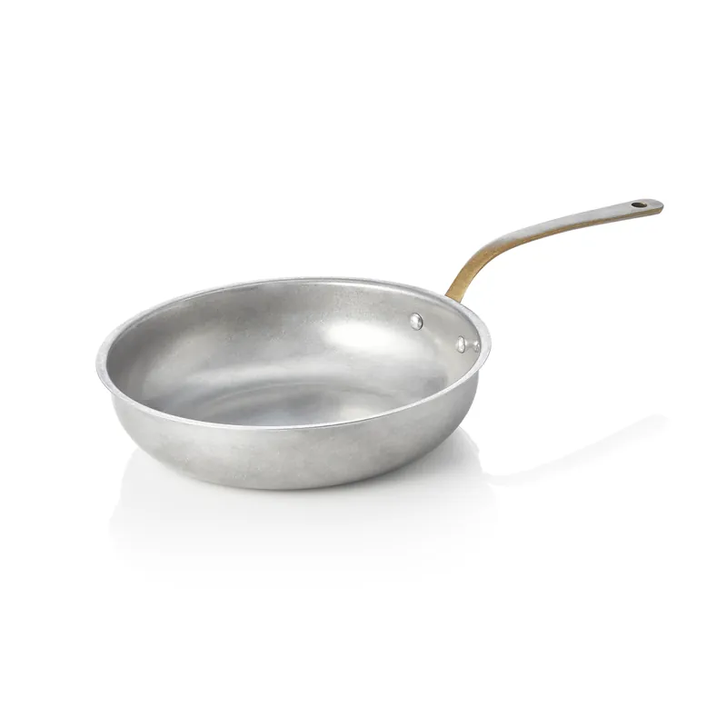 Koopje Serveerpan STEEL & STYLE VINTAGE, met messinggreep, Ø 18 cm, 690 ml, chroom-nikkelstaal