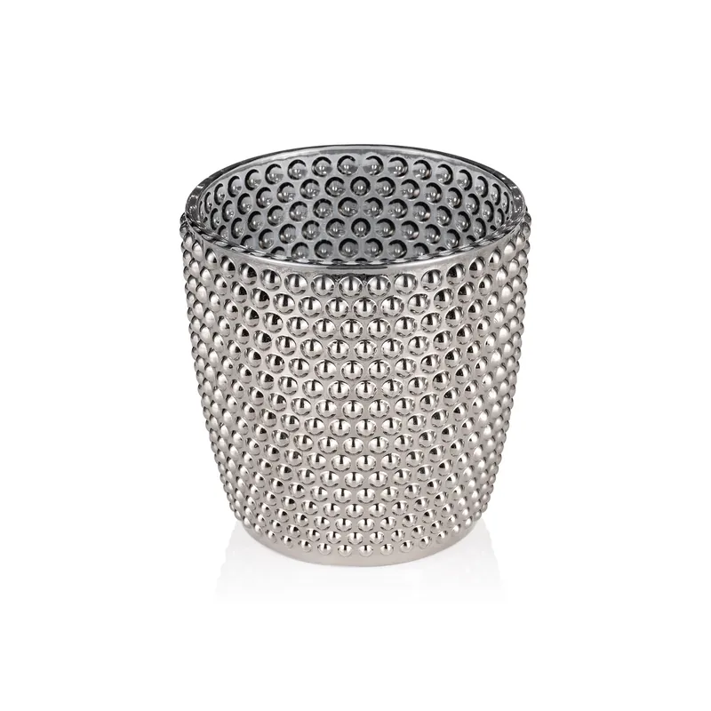 Nubs Metallic Cone YUYU, Ø 9 cm, hoogte 9 cm, glas Meest Verkocht
