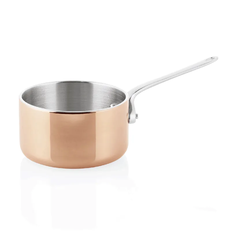 Mini serveerkasserol MINI COPPER 3PLY, Ø 10 cm, 460 ml, koper, aluminium, roestvrij staal Hete Deal