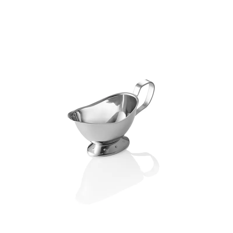 Saucière, 90 ml, 13 x 6 x 6 cm, chroom-nikkelstaal 18/8 Express Levering