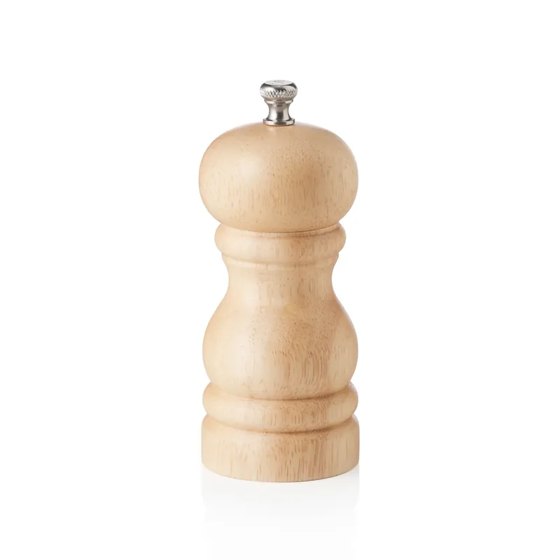 Zoutmolen met keramisch maalwerk CLASSIC MILL, Hoogte 11 cm, natuur gelakt, hout Fabrieksprijs