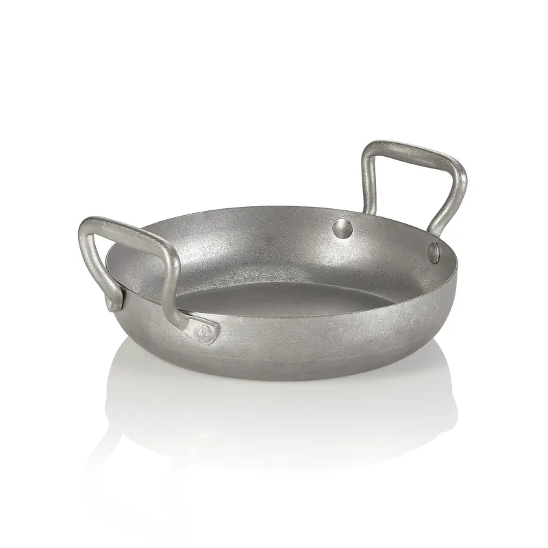 Serveerpan STEEL & STYLE HERITAGE, Ø 22 cm, 1 liter, Hoogte 5 cm, roestvast staal 18/8 Snelle Levering