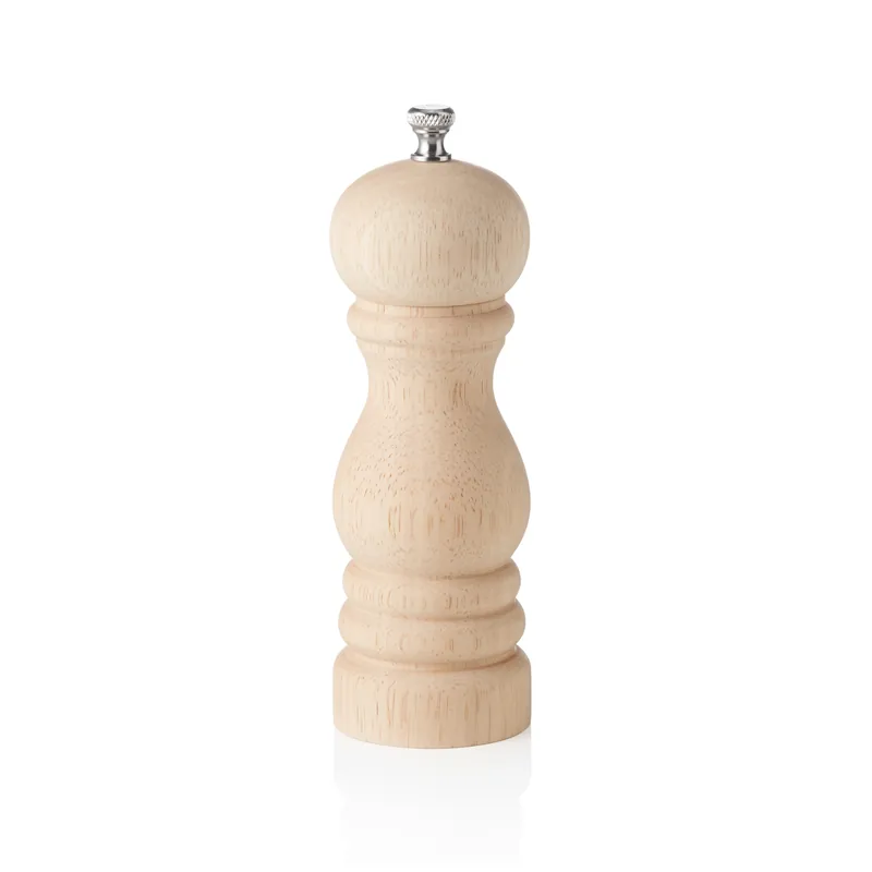 Betaalbaar Zoutmolen met keramisch maalwerk CLASSIC MILL, hoogte 15 cm, natuurkleurig, niet gelakt, hout