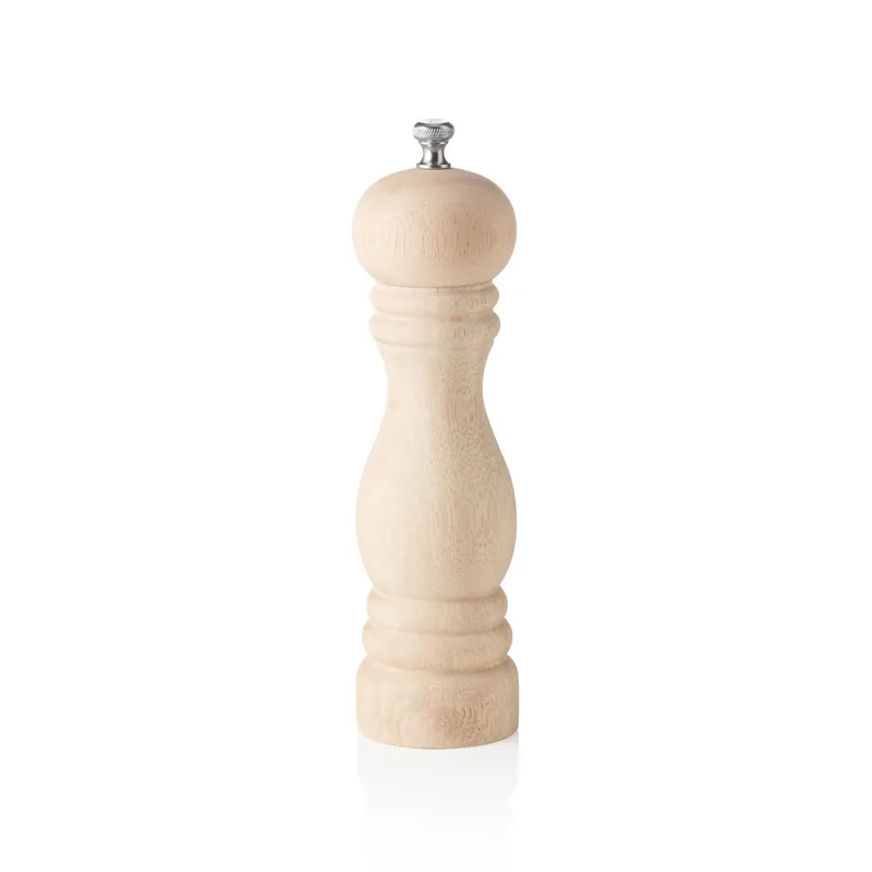 Fabrieksprijs Pepermolen met keramisch maalwerk CLASSIC MILL, hoogte 20 cm, natuur niet gelakt, hout