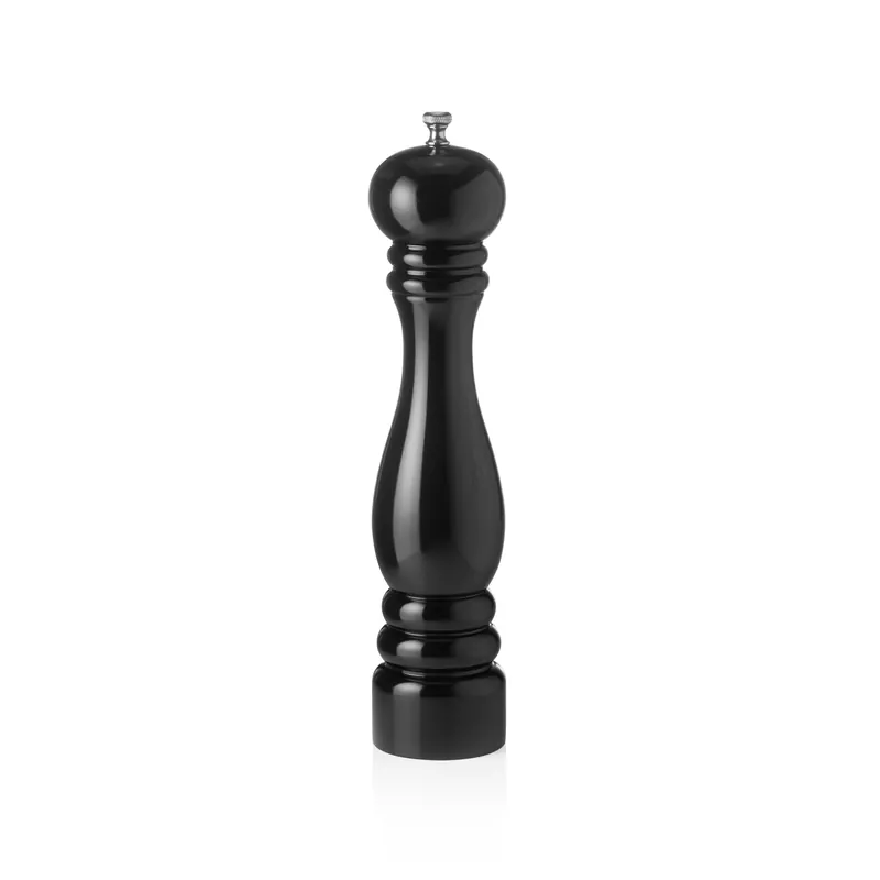 Zoutmolen met keramisch maalwerk CLASSIC MILL, hoogte 30 cm, zwart glanzend, hout Goedkoop