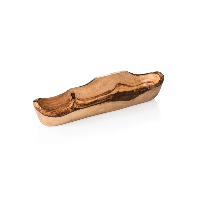 Schaal PURE OLIVE, 35 x 9 x 9 cm, olijfhout Beperkte Voorraad