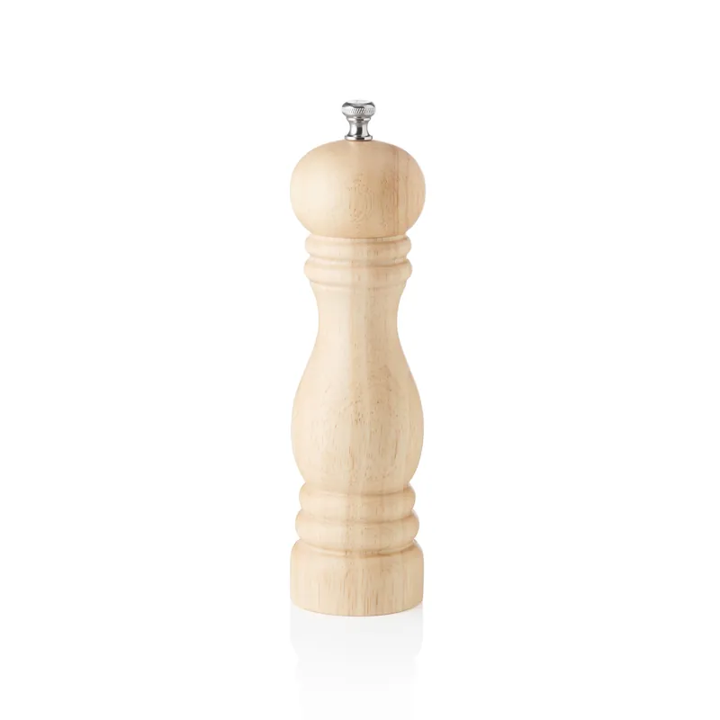 Pepermolen met keramisch maalwerk CLASSIC MILL, Hoogte 20 cm, natuur gelakt, hout Snelle Levering
