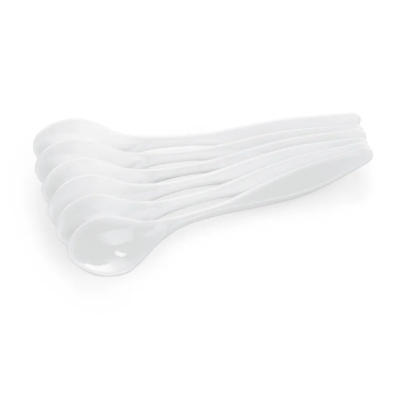 Eierlepelset, 14 cm, set van 6 stuks, polystyreen Finale Uitverkoop