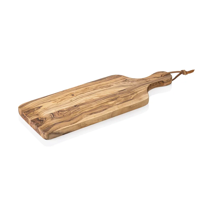 Shop Nu Serveerplank PURE OLIVE, met handvat, 30 x 15 cm, olijfhout