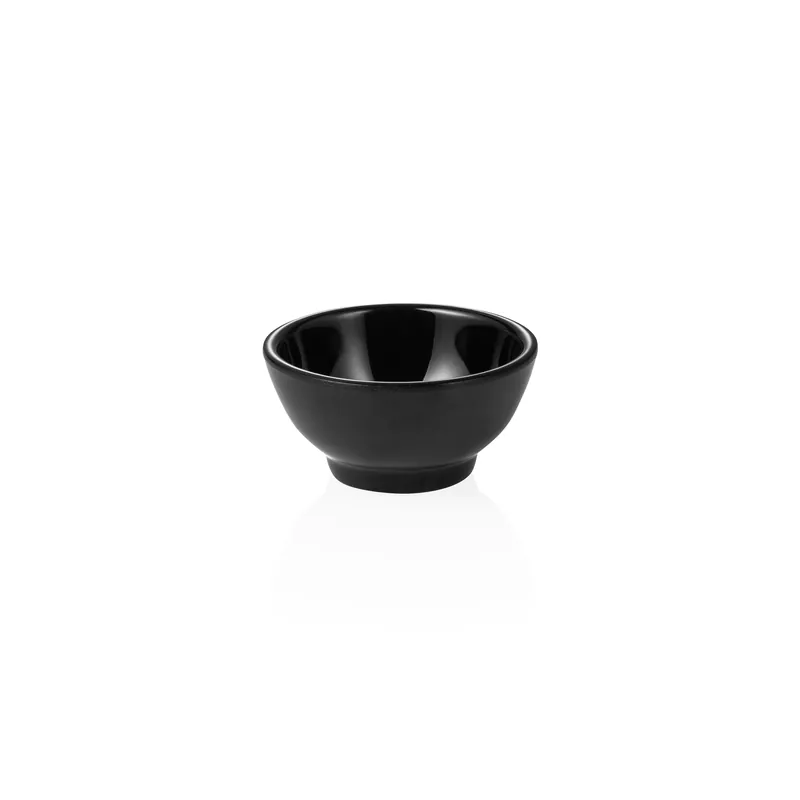 Fabrieksprijs schaal DAY & NIGHT, Ø 9 cm, zwart, melamine