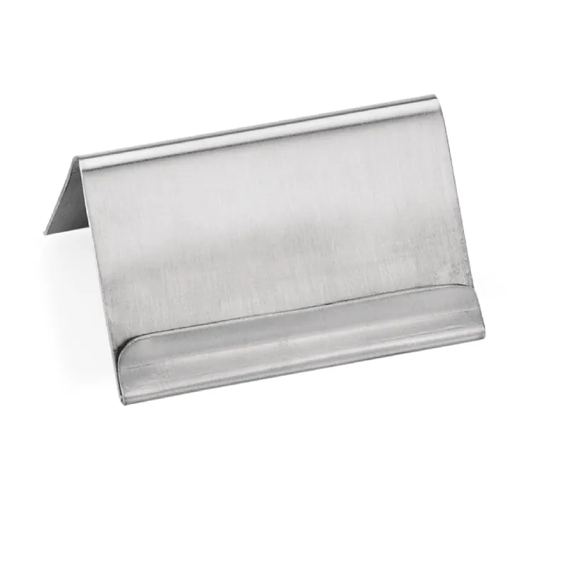 Seizoensaanbieding Kaarthouderset, 6 × 4,5 × 3,5 cm, Set van 12 stuks, chroom-nikkelstaal
