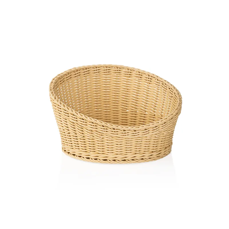 Korting Buffetkorf WEAVER PRO systeemkorven, Ø 34,5 cm, hoogte 20/10 cm, licht beige, polypropyleen