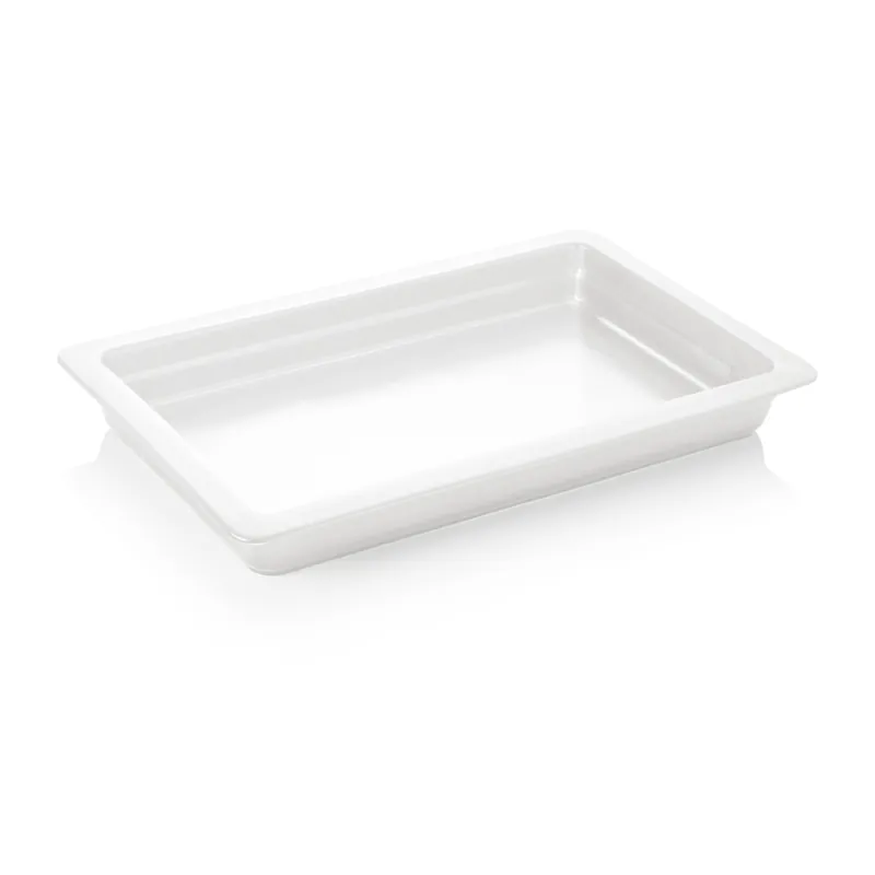 Flitsaanbieding GN-container inductie 1/2-065 mm, wit, porselein