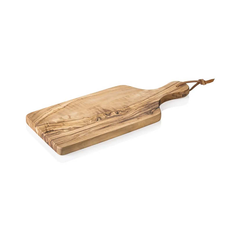 Serveerplank PURE OLIVE, met handvat, 27 x 13 cm, Olijfhout Weekendaanbieding