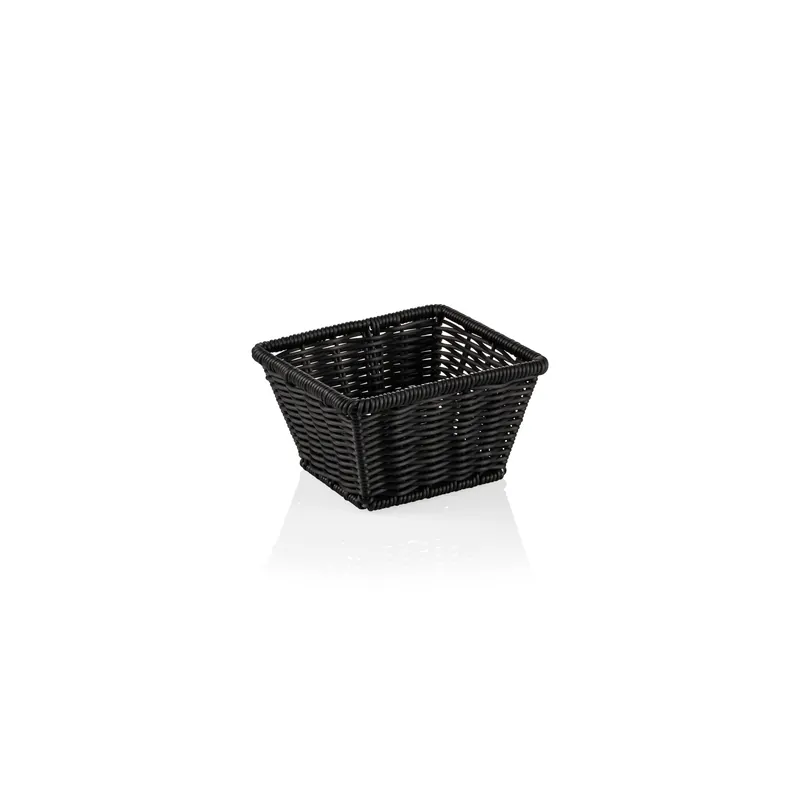 GN mand 1/6 WEAVER PRO GN-manden, zwart, polypropyleen, chroom-nikkelstaal 18/10 Rechtstreeks Van De Fabrikant