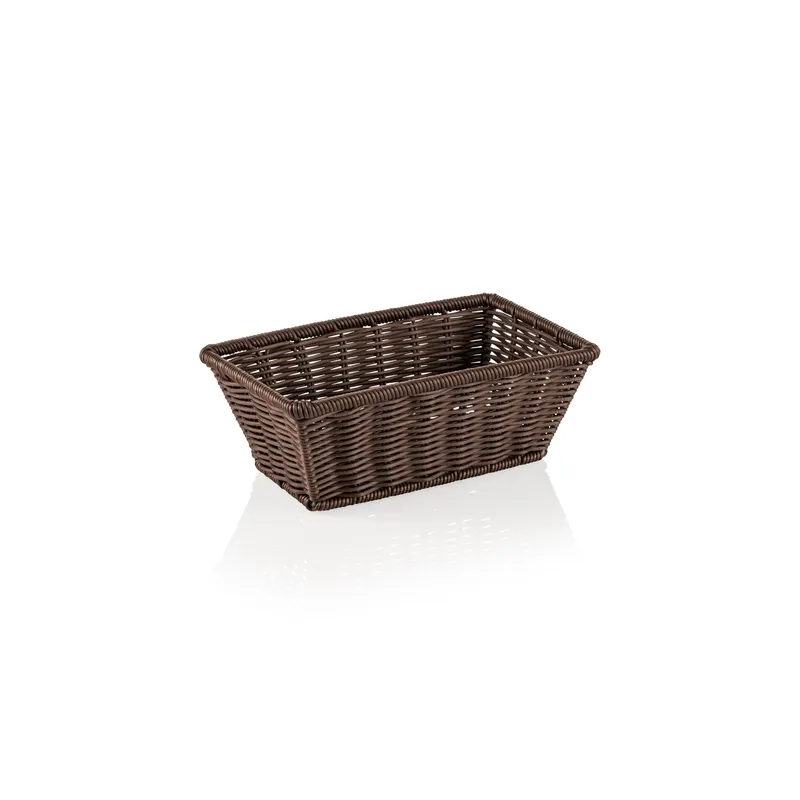 Lage Kosten GN-korven 1/4 WEAVER PRO GN-korven, bruin, polypropyleen, chroom-nikkelstaal 18/10