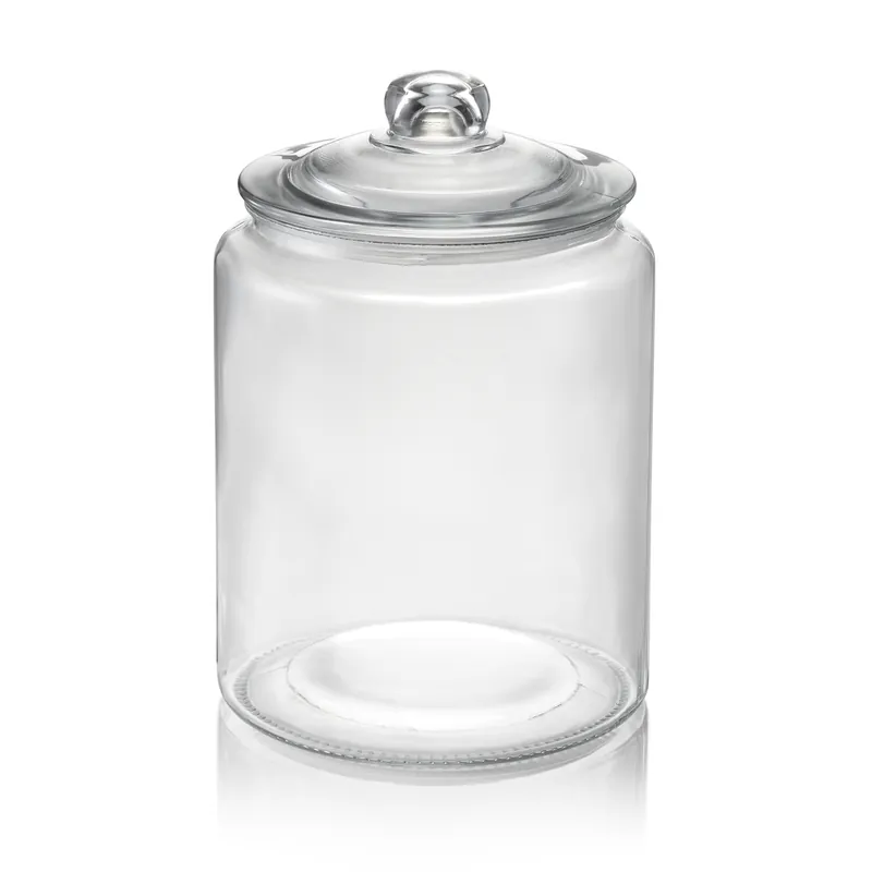 Laatste Versie Voorraadpot, 6 liter, Ø 20 cm, hoogte 29 cm, glas, polyethyleen
