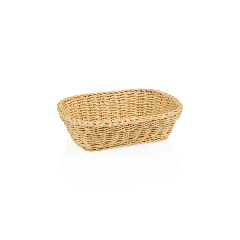Korb WEAVER PRO tafelmanden, 26,5 x 19 x 7 cm, lichtbeige, polypropyleen Gratis Retour
