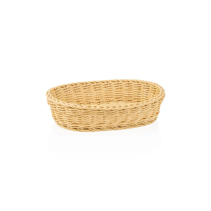Veilige Betaling Korf WEAVER PRO bureaakorven, 32 x 23 x 7 cm, ovaal, lichtbeige, polypropyleen