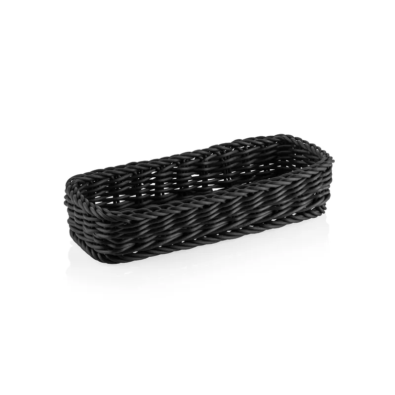Bestekkorf WEAVER PRO systeemkorven, 27 x 10 x 5 cm, zwart, polypropyleen Rechtstreeks Van De Fabrikant