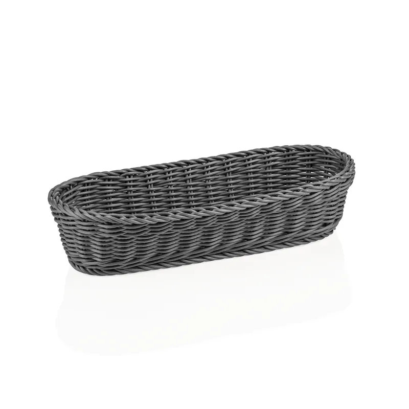 baguettekorf WEAVER PRO systeemkorven, 40 x 16 x 8 cm, ovaal, grijs, polypropyleen Seizoensaanbieding