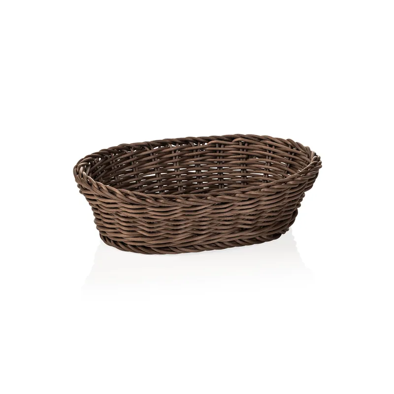Korf WEAVER PRO tafelkörven, 25 x 19 x 6,5 cm, ovaal, bruin, polypropyleen Laatste Versie