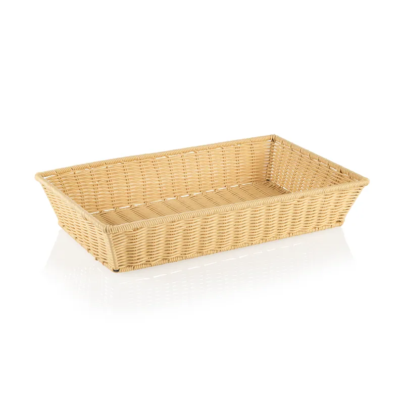 GN mand 1/1 WEAVER PRO GN-manden, lichtbeige, polypropyleen, chroom-nikkelstaal 18/10 Koop Online