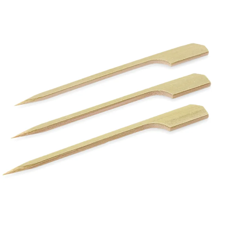 Prikkerset, 12 cm, set van 100 bamboeprikkers. Express Levering