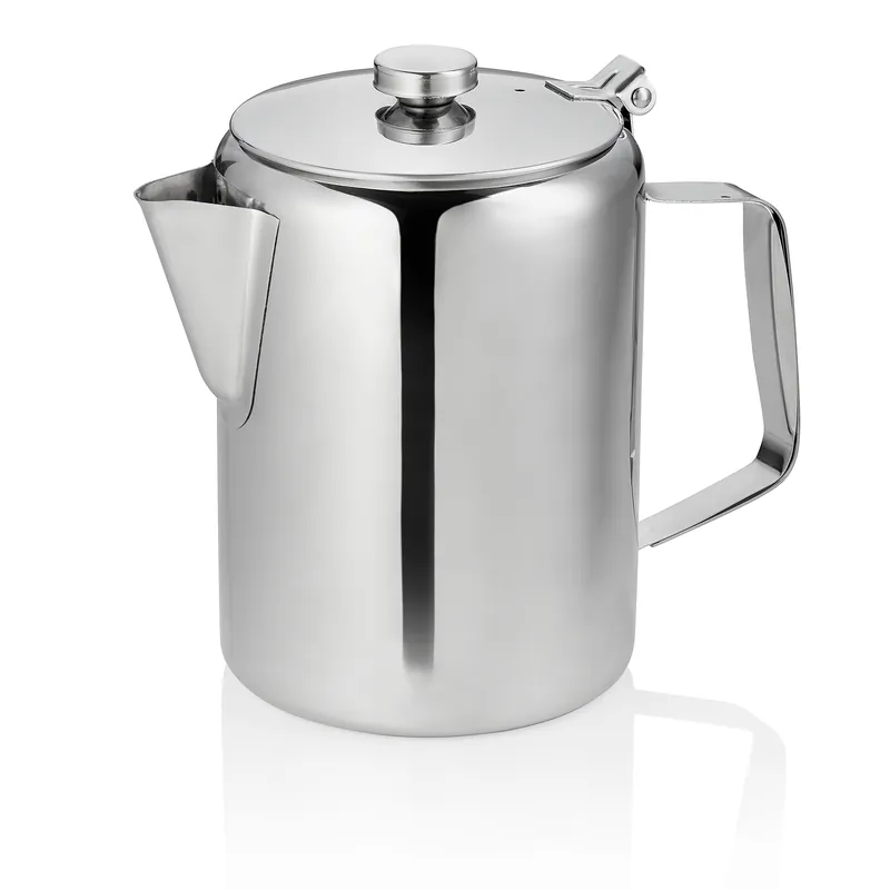Koffiekan, 2 liter, Ø 12,5 cm, hoogte 19 cm, chroom-nikkelstaal Koopje
