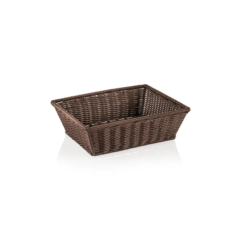 Favoriet GN mand 1/2 WEAVER PRO GN manden, bruin, polypropyleen, chroom-nikkelstaal 18/10