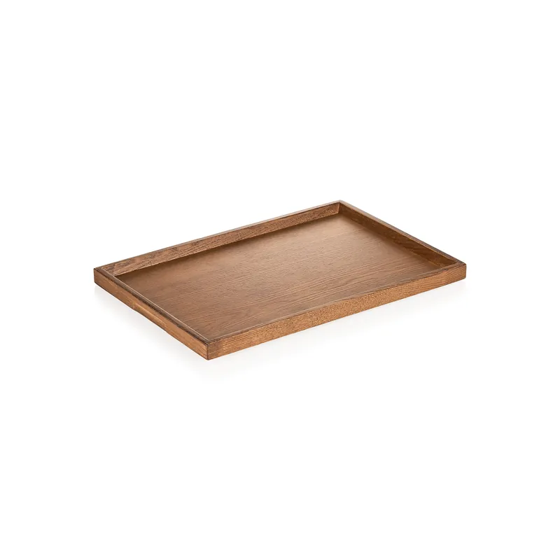 Koffiehuis-dienblad, 35 x 24 x 2 cm, hout, polyurethaan Shop Nu