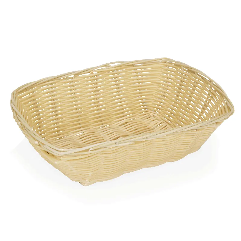 Tafelkorfset, 25,5 x 19 x 8 cm, Set van 4 stuks, polypropyleen, roestvrij staal Betrouwbaar