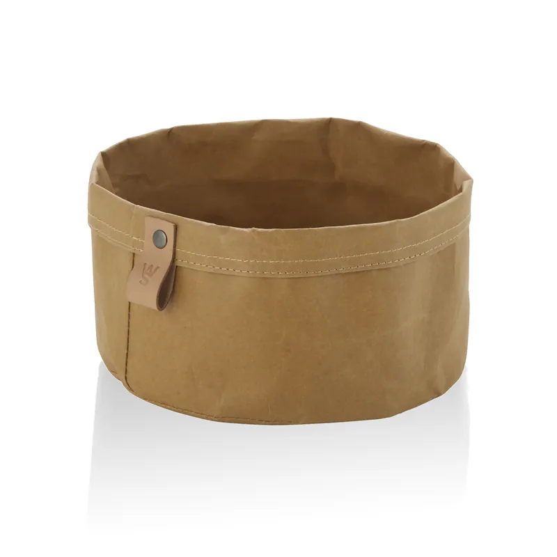Meest Verkocht Broodzak CRAFT & CRUMBLE, Ø 20 cm, hoogte 13 cm, khaki, kraftpapier