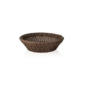 Tijdelijk Beschikbaar Mand WEAVER PRO tafelmanden, Ø 29 cm, hoogte 7 cm, bruin, polypropyleen