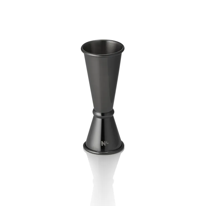 Lage Prijs Jigger Japanse stijl NOCTURN, 2,5/5 cl, Ø 4,5 cm, hoogte 11 cm, gun metal, chroom-nikkelstaal 18/8