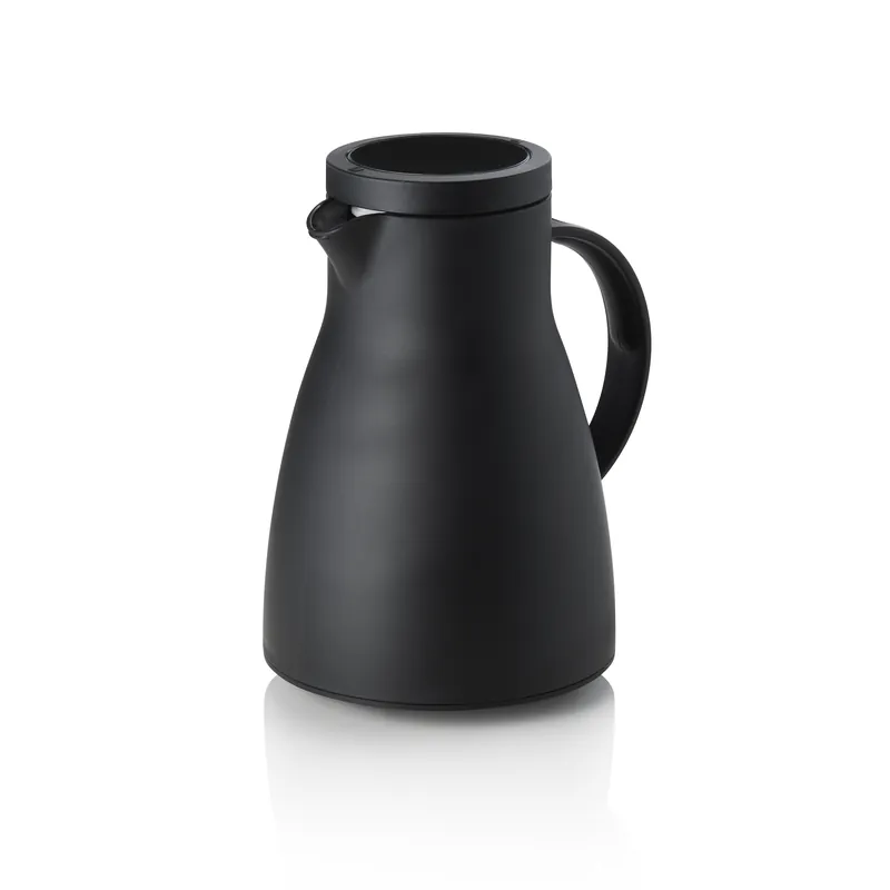 thermoskanne, 0,7 liter, Ø 12,5 cm, hoogte 19,5 cm, zwart, polypropyleen Shop Nu