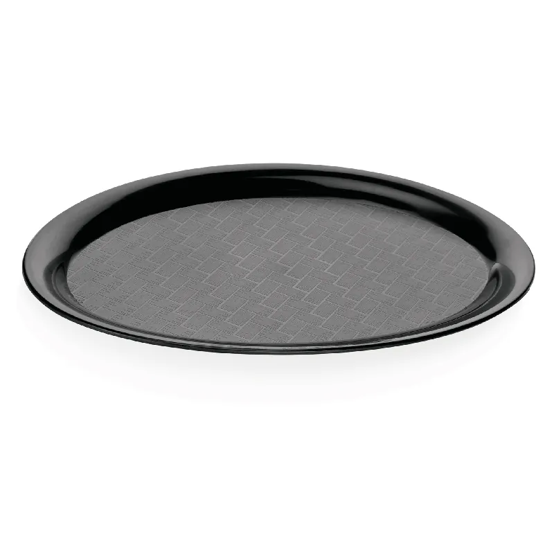 Snelle Levering Coffee House dienbladen-set, 26,5 x 19 cm, zwart, set van 10 stuks, polypropyleen