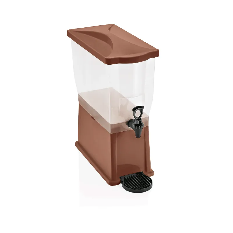 Koop Online drankendispenser, 14 liter, 41,5 x 20,5 x 52,5 cm, bruin, polypropyleen