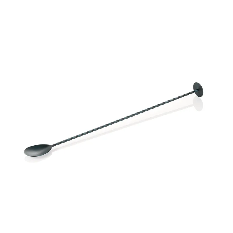 barlepel Twisted NOCTURN, met stamperkop, 33,5 cm, blauw mat, chroom-nikkelstaal 18/8 Nu Kopen