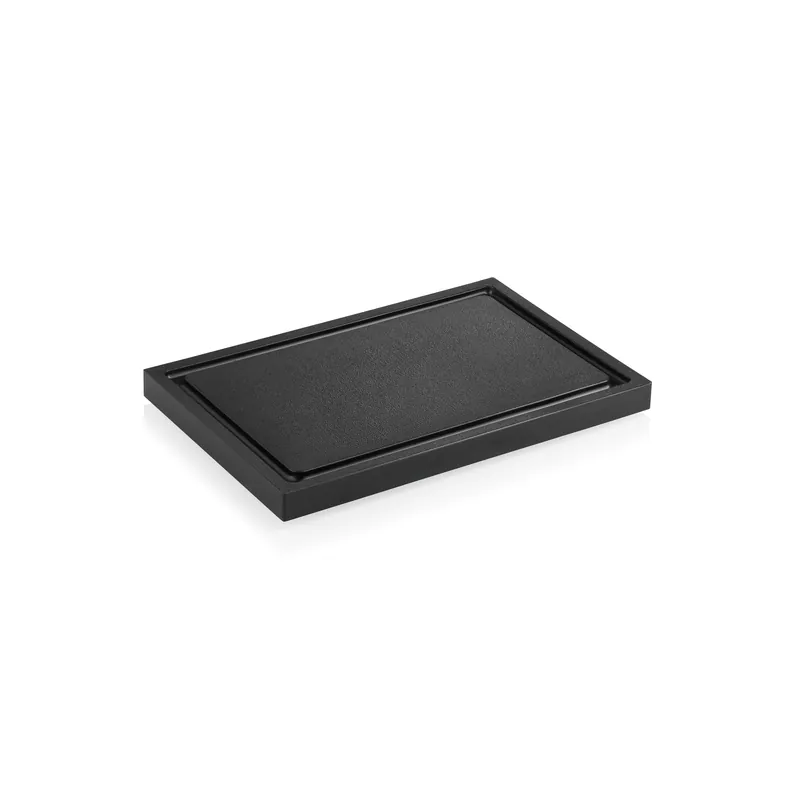 Laatste Kans Snijplank NOCTURN, met sapgoot, 30 x 20 x 2 cm, zwart, polypropyleen