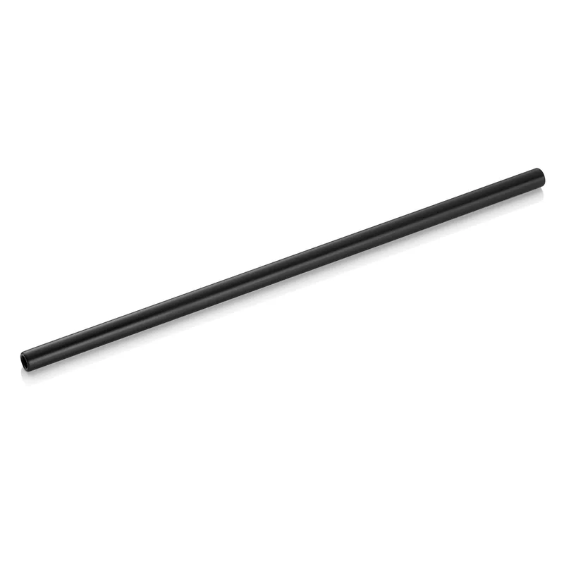 Glazen drinkrietje met borstel Set NOCTURN, 23 cm, Ø 8 mm, zwart, Set van 50 stuks, glas Express Levering