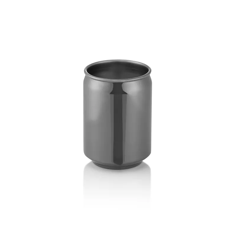 Kop NOCTURN, 0,35 ltr., Ø 7 cm, hoogte 10,5 cm, donkergrijs, roestvrij staal 18/8 Nieuw