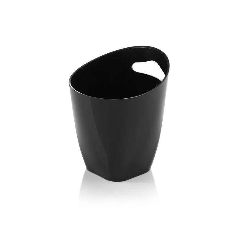Gecertificeerd Fleskoeler, Ø 14 cm, hoogte 16,5 cm, 1,2 ltr., zwart