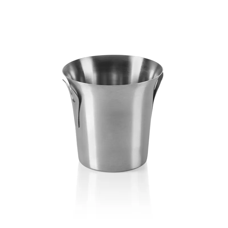 Koop Vandaag Piccolo wijn-/sektkoeler-set, Ø 11,5 cm, hoogte 11 cm, set van 4 stuks, chroom-nikkelstaal
