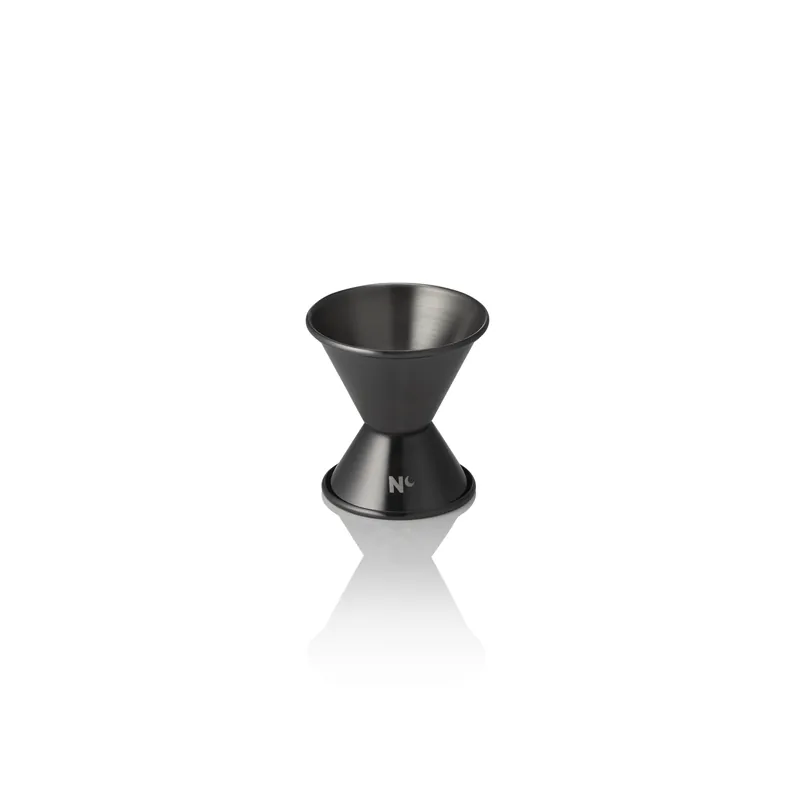 Jigger NOCTURN, 2/4 cl, Ø 4,5 cm, hoogte 6 cm, kanonmetaal, chroom-nikkelstaal 18/8 Goedkoop