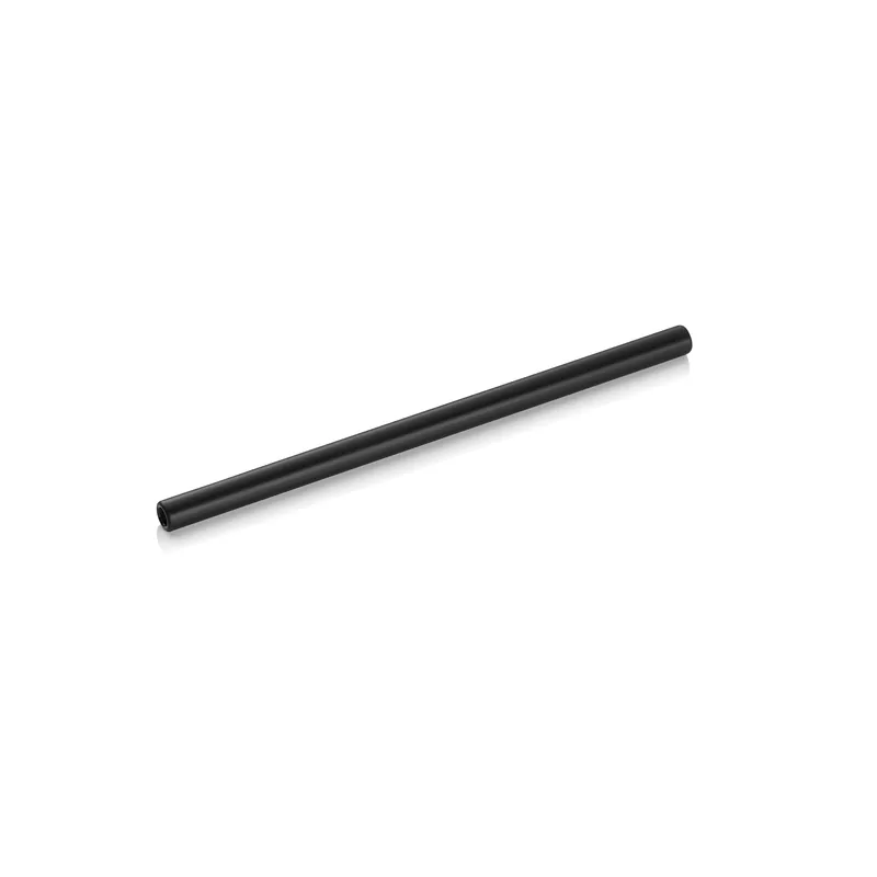 Dagaanbieding Glazen drinkriet met borstel Set NOCTURN, 15 cm, Ø 8 mm, zwart, set van 50 stuks, glas