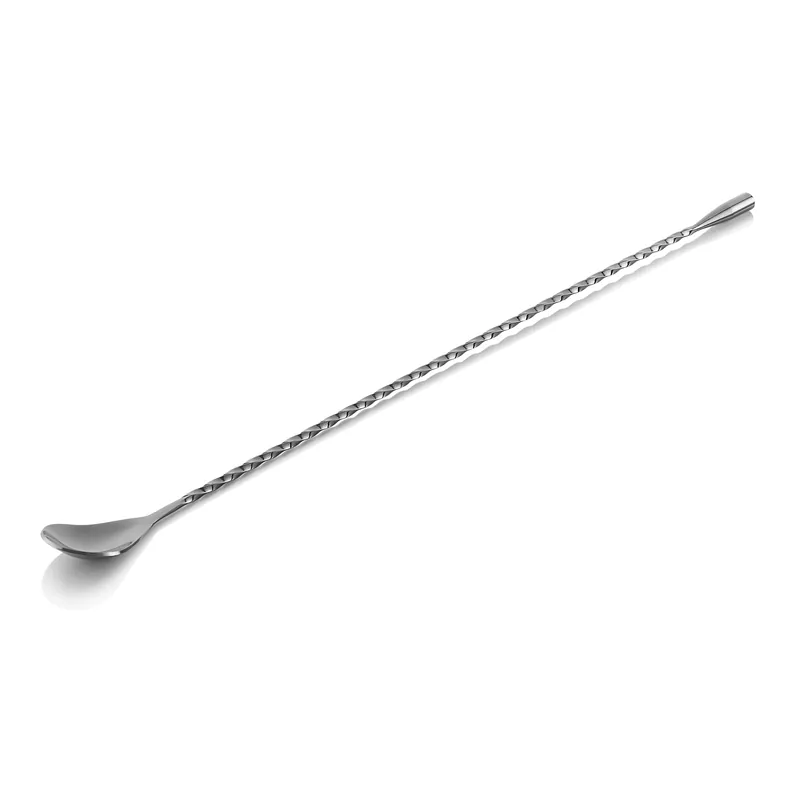 Direct Verzonden Barlepel gedraaide klassiek NOCTURN, 40 cm, gunmetalen, chroom-nikkelstaal 18/8