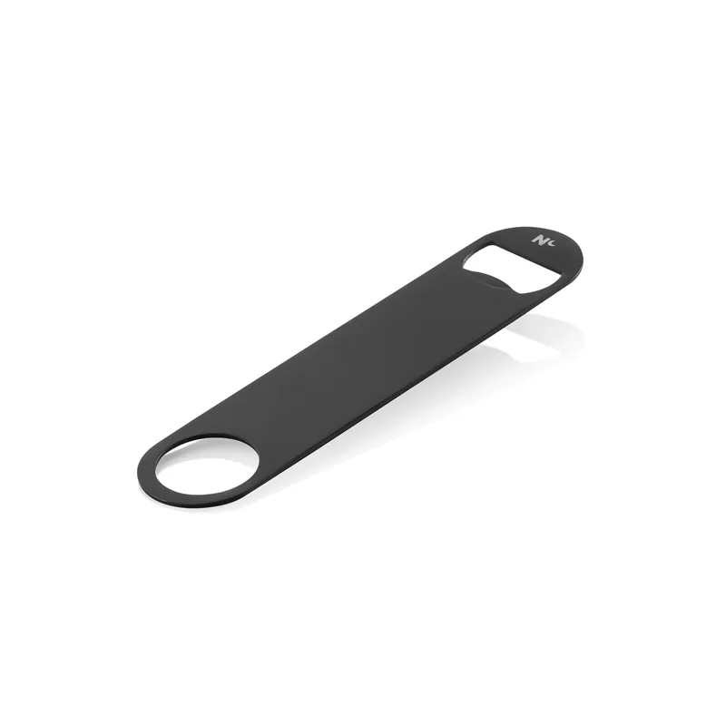 Lage Prijs Flesopener NOCTURN, 18 x 4 cm, zwart mat, roestvrij staal 18/8
