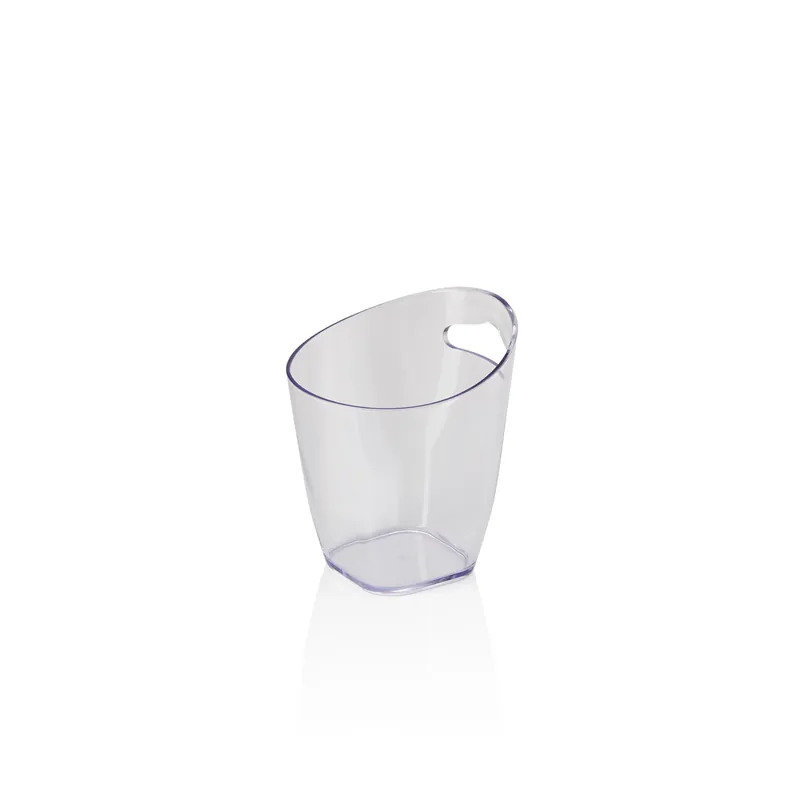 Gratis Retour Fleskoeler, Ø 9,5 cm, hoogte 11 cm, 0,4 ltr., transparant
